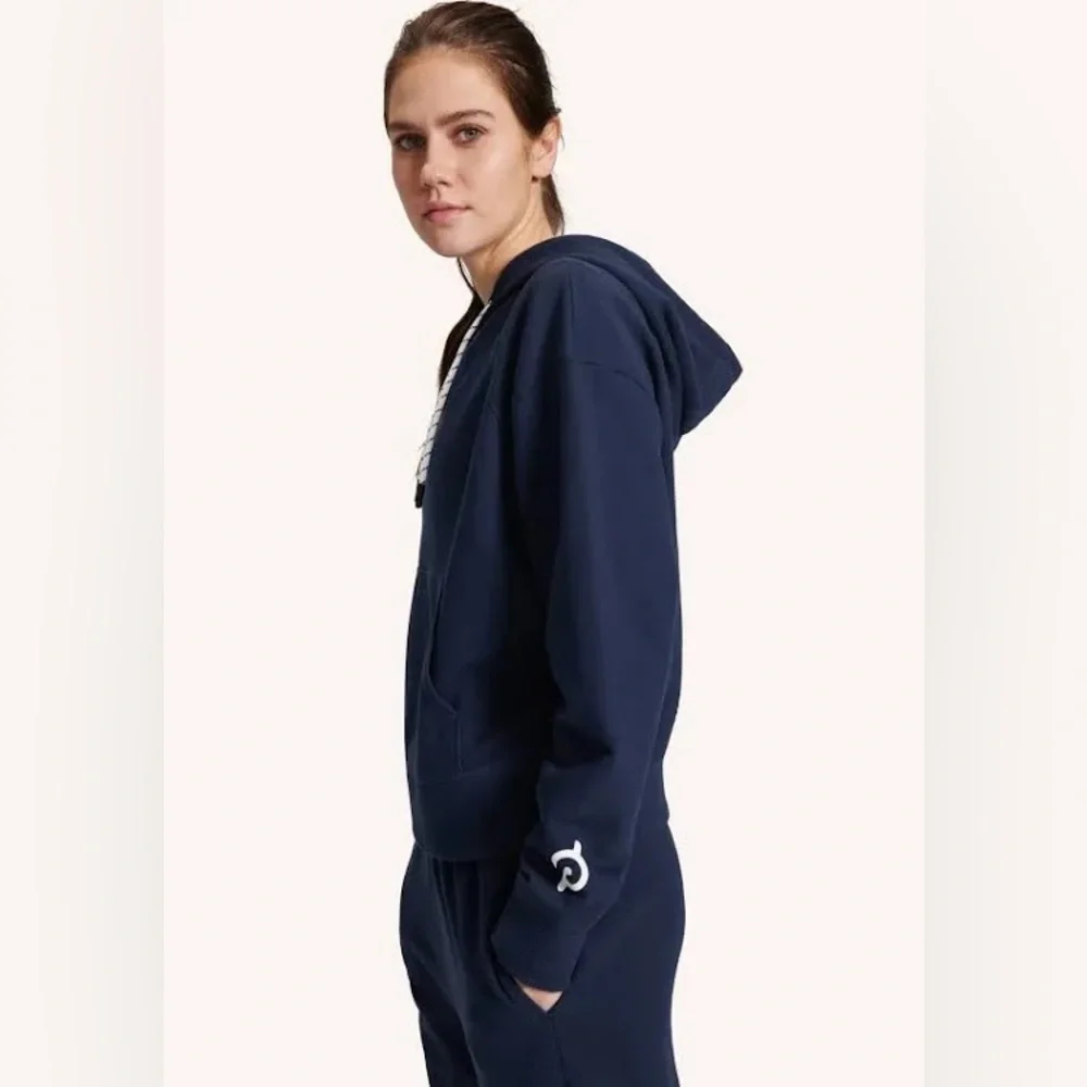 Peloton Rib Insert Pullover Hoodie - Picture 2 of 9